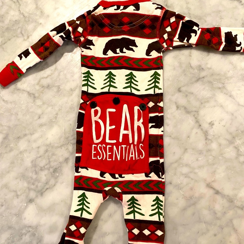 Lazy One pajamas with Bear Essentials booth flap